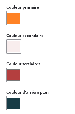 Generate style theme couleurs