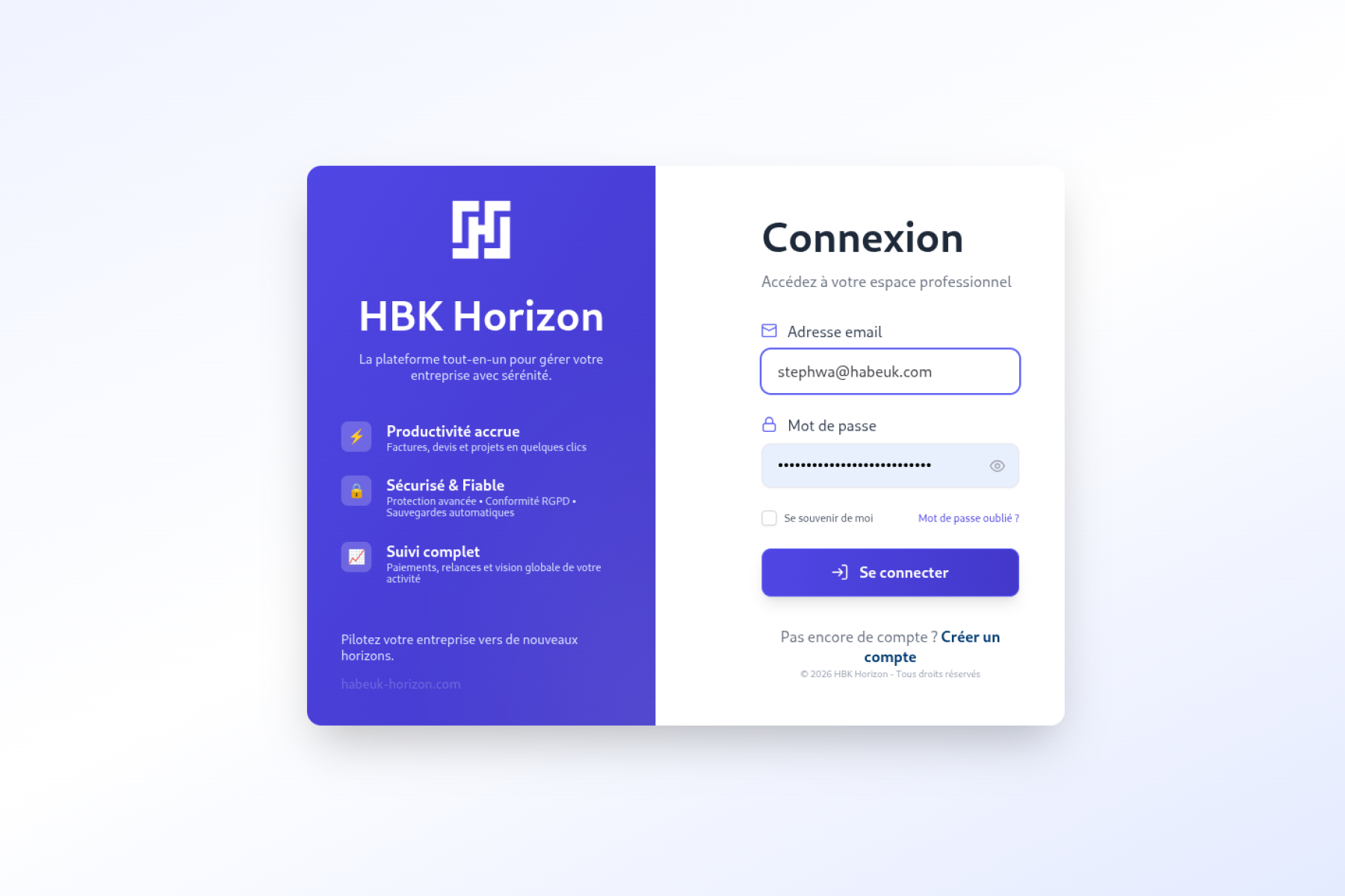 HBK Horizon : La gestion financière multi-entreprises nouvelle génération