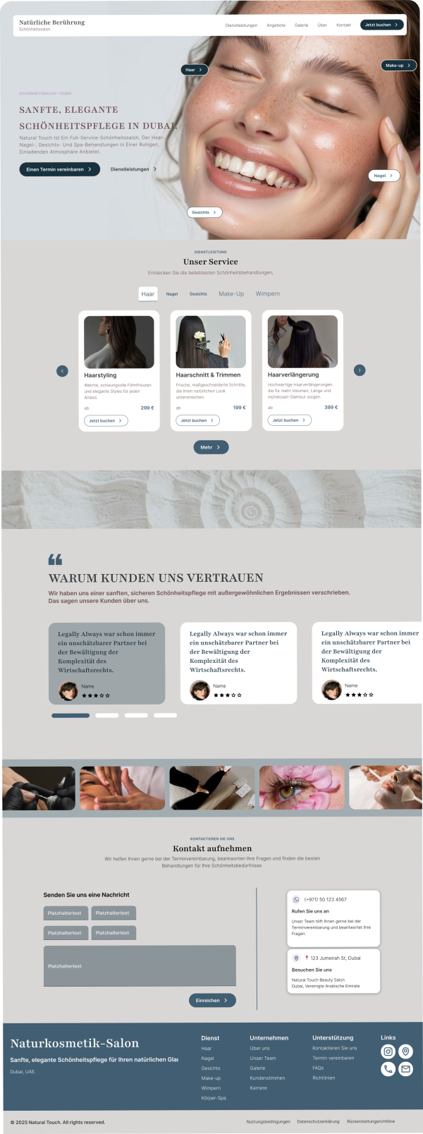 Appointment at Modern Hair Salon