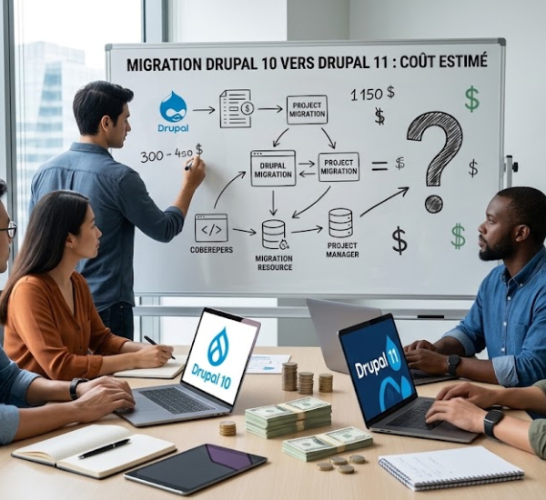 Combien coûte une migration Drupal 10 vers Drupal 11 ?