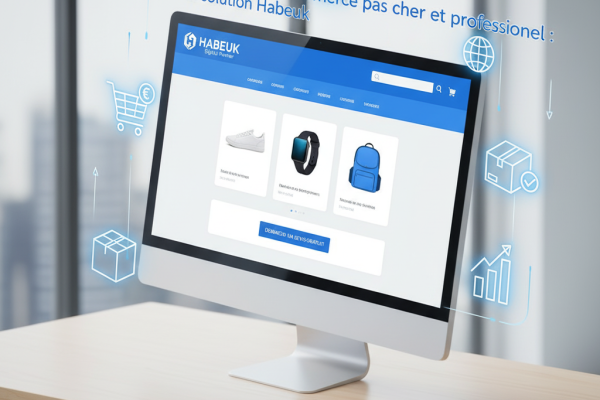 Créer un site e-commerce pas cher et professionnel : la solution Habeuk