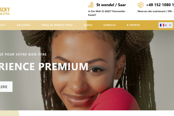 Découvrez le site jackyhair.de, notre réalisation de référence pour les salons de coiffure