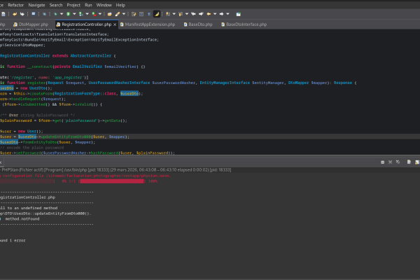 Configurer Eclipse + PHPStan pour Symfony 8 avec PHP 8.4