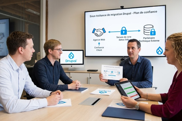 Agence web : comment sous-traiter une migration Drupal sans perdre la confiance client ?