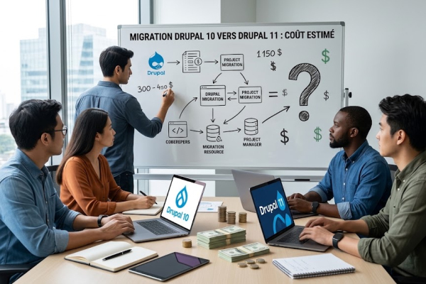 Combien coûte une migration Drupal 10 vers Drupal 11 ?