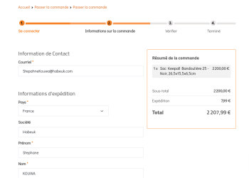 e-commerce checkout