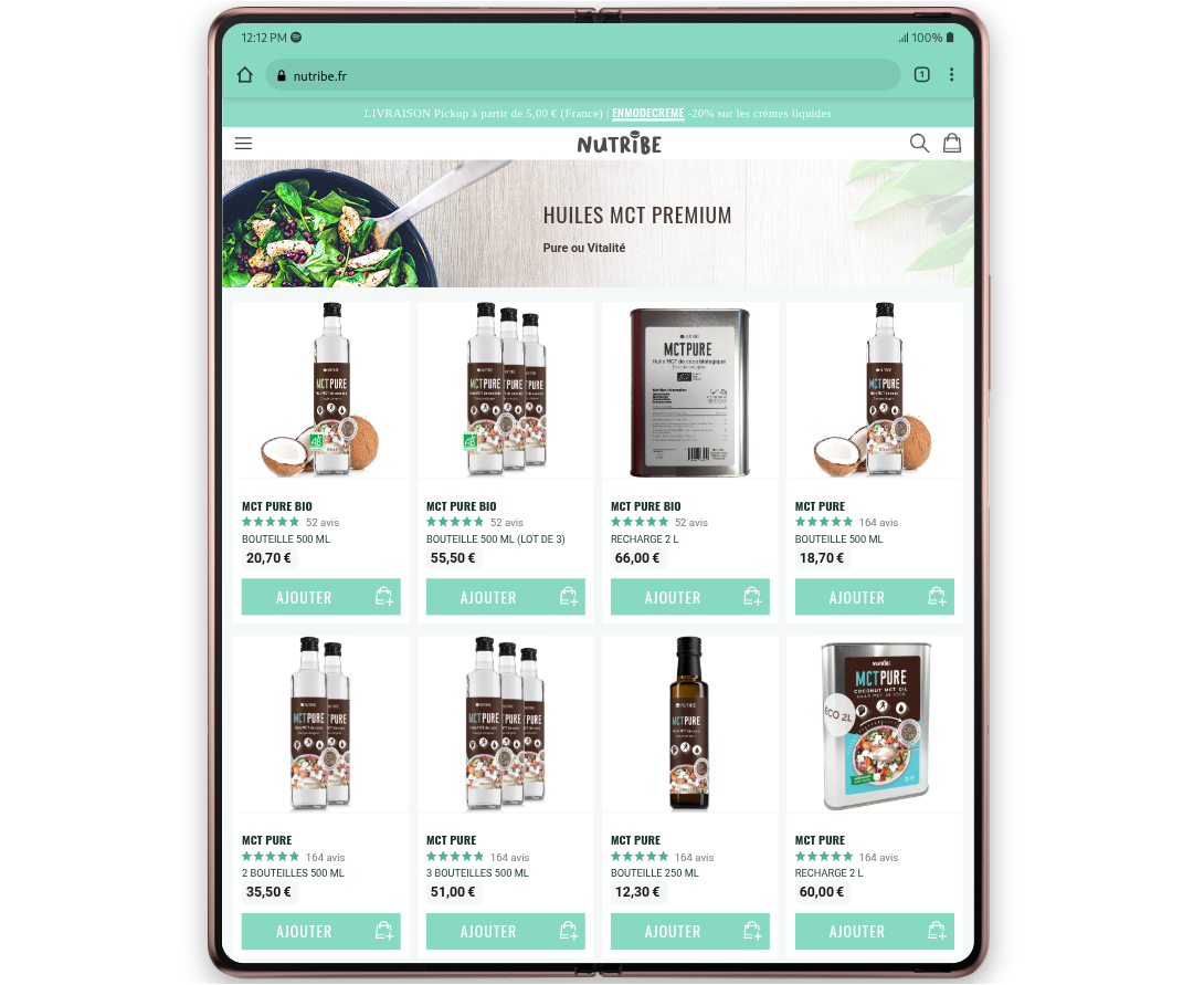 Page tous les produits